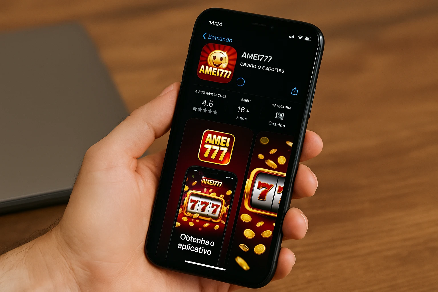 Baixar o AMEI777 Cassino App