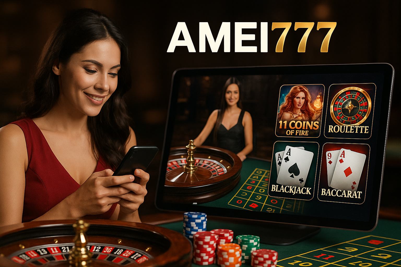 Jogos de cassino online AMEI777