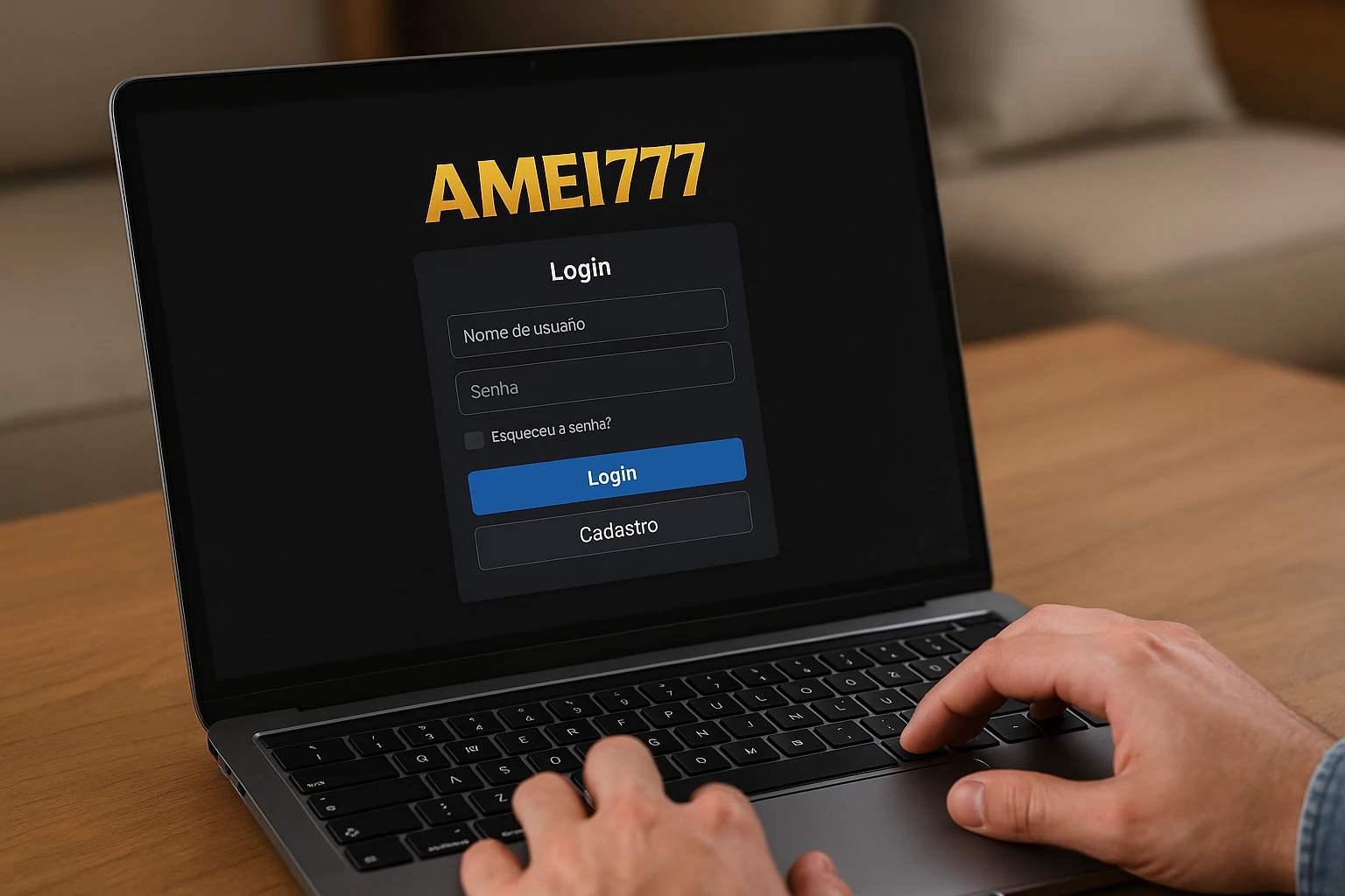 Não Perca tempo, o rRgistro na site AMEI777